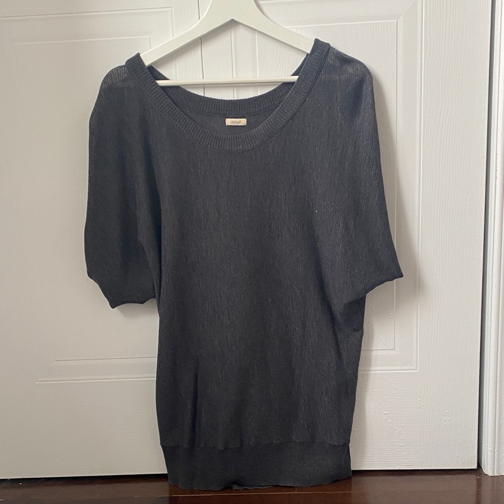 Aerie Charcoal Knit Top